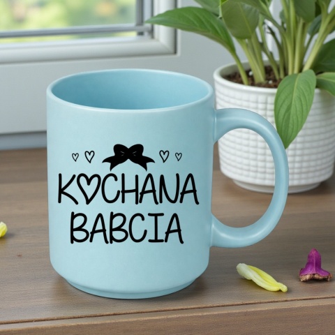 Kubek z nadrukiem piękny prezent Dzień BABCI urodziny imieniny Babcia