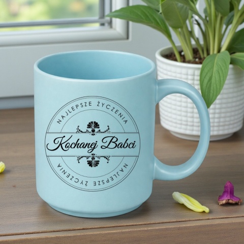 Kubek z nadrukiem piękny prezent Dzień BABCI urodziny imieniny Babcia