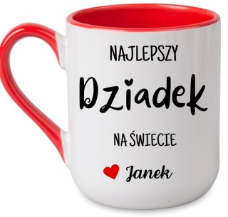 Kubek z nadrukiem prezent Dzień DZIADKA upominek Dziadek z imieniem