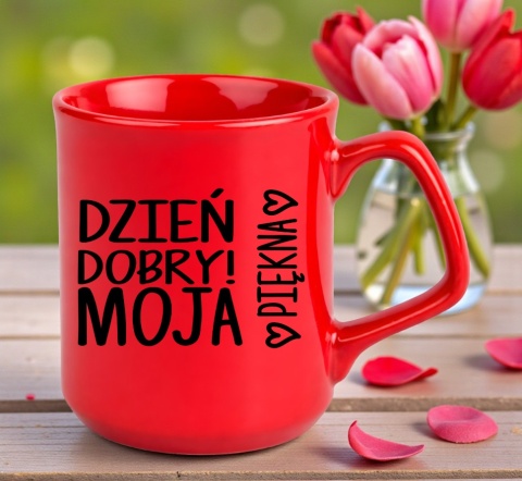 Kubek z nadrukiem prezent dla Dziewczyny Żony WALENTYNKI Dzień Kobiet