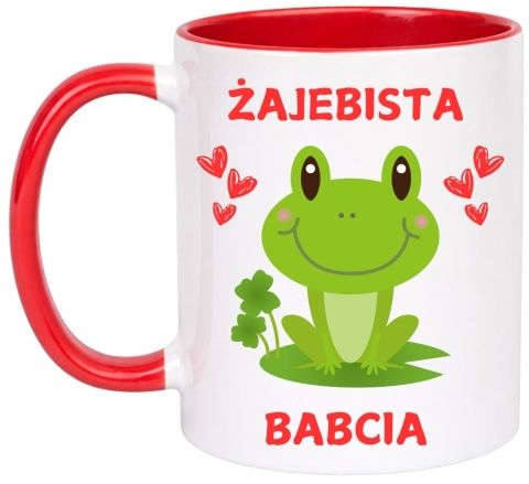 Kubek z nadrukiem śmieszny prezent Dzień BABCI upominek urodziny Babcia