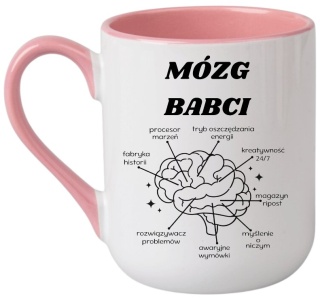 Kubek z nadrukiem śmieszny prezent Dzień BABCI upominek urodziny Babcia