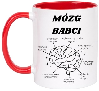 Kubek z nadrukiem śmieszny prezent Dzień BABCI upominek urodziny Babcia