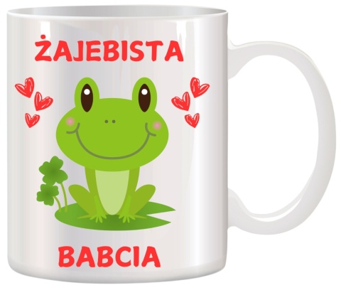 Kubek z nadrukiem śmieszny prezent Dzień BABCI urodziny imieniny Babcia