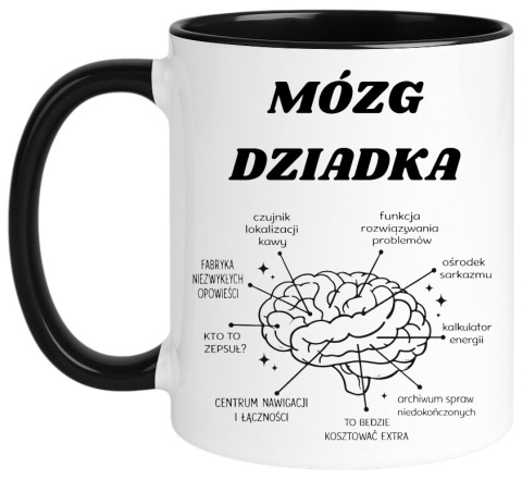 Kubek z nadrukiem śmieszny prezent Dzień DZIADKA upominek urodziny Dziadek