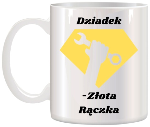 Kubek z nadrukiem śmieszny prezent Dzień DZIADKA urodziny imieniny Dziadek