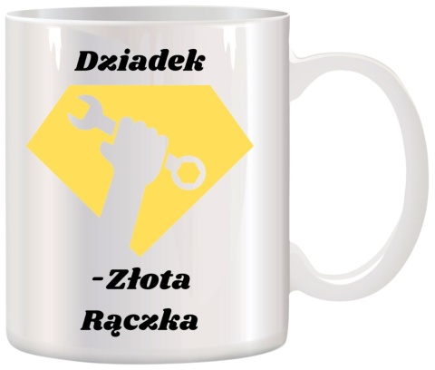 Kubek z nadrukiem śmieszny prezent Dzień DZIADKA urodziny imieniny Dziadek