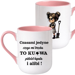 Kubek z nadrukiem śmieszny prezent dla KOLEŻANKI DZIEWCZYNY KOBIETY