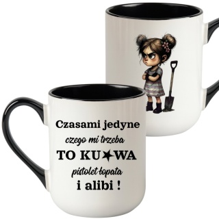 Kubek z nadrukiem śmieszny prezent dla KOLEŻANKI DZIEWCZYNY KOBIETY