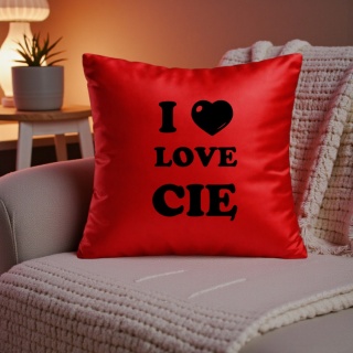 Poduszka i kubek zestaw prezent na WALENTYNKI urodziny Dzień Kobiet