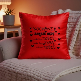 Poduszka i kubek zestaw prezent na WALENTYNKI urodziny Dzień Kobiet