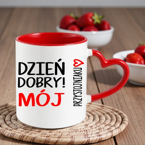 Poduszka i kubek zestaw prezent na WALENTYNKI urodziny Dzień Kobiet