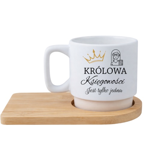 Filiżanka z nadrukiem Prezent dla Księgowej Dzień Kobiet Urodziny