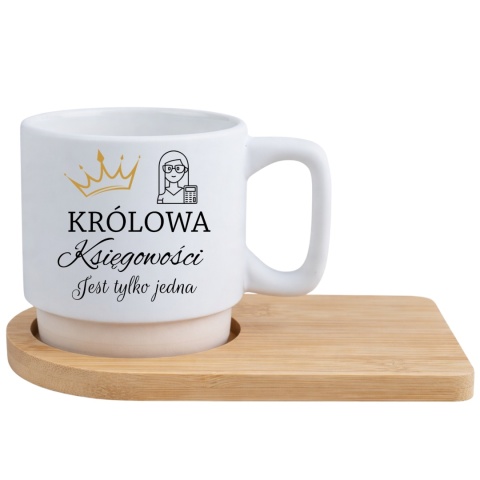 Filiżanka z nadrukiem Prezent dla Księgowej Dzień Kobiet Urodziny