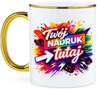 Kubek PREMIUM Twój nadruk Tekst Grafika Logo Gadżet Prezent Reklama