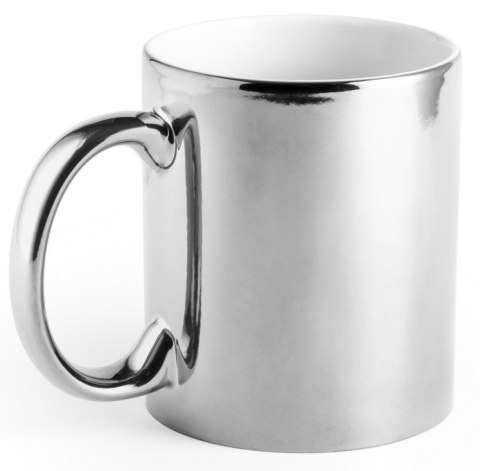 Kubek srebrny Twój nadruk Tekst Grafika Logo Gadżet Prezent Reklama