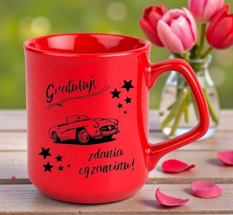 Kubek z dedykacją oryginalny prezent ZDANY EGZAMIN