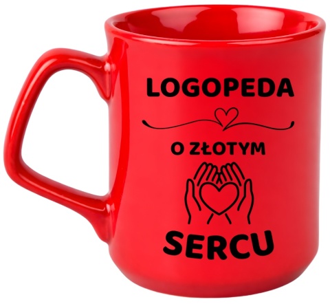 Kubek z dedykacją wyjątkowy oryginalny prezent dla LOGOPEDY