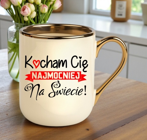 Kubek z nadrukiem PREMIUM prezent WALENTYNKI dla Dziewczyny Chłopaka