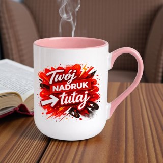 Kubek z nadrukiem zdjęcie grafika tekst logo prezent reklama Twój PROJEKT