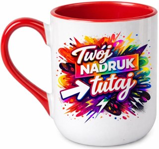 Kubek z nadrukiem zdjęcie grafika tekst logo prezent reklama Twój PROJEKT