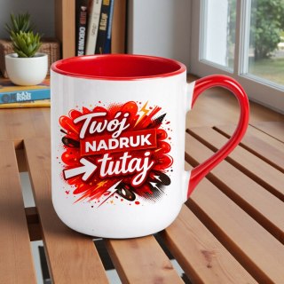 Kubek z nadrukiem zdjęcie grafika tekst logo prezent reklama Twój PROJEKT