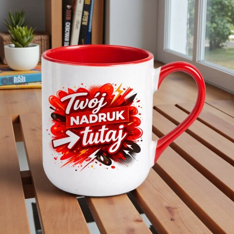 Kubek z nadrukiem zdjęcie grafika tekst logo prezent reklama Twój PROJEKT