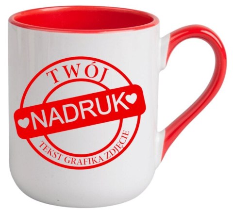 Kubek z nadrukiem zdjęcie grafika tekst logo prezent reklama Twój PROJEKT