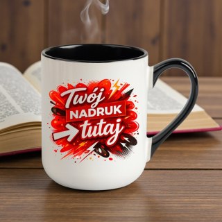 Kubek z nadrukiem zdjęcie grafika tekst logo prezent reklama Twój PROJEKT