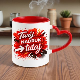 Kubek z nadrukiem zdjęcie grafika tekst logo prezent reklama Twój PROJEKT