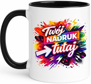 Kubek z nadrukiem zdjęcie grafika tekst logo prezent reklama Twój PROJEKT