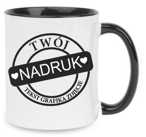 Kubek z nadrukiem zdjęcie grafika tekst logo prezent reklama Twój PROJEKT
