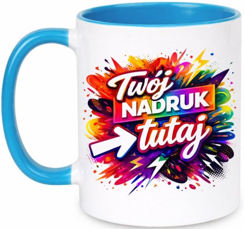 Kubek z nadrukiem zdjęcie grafika tekst logo prezent reklama Twój PROJEKT