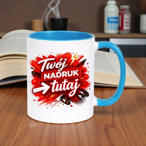 Kubek z nadrukiem zdjęcie grafika tekst logo prezent reklama Twój PROJEKT