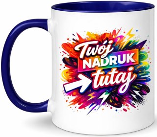 Kubek z nadrukiem zdjęcie grafika tekst logo prezent reklama Twój PROJEKT