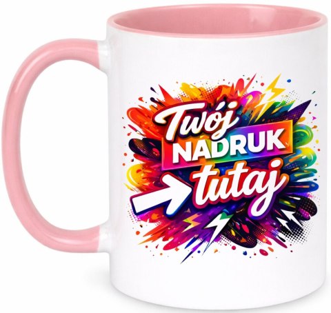 Kubek z nadrukiem zdjęcie grafika tekst logo prezent reklama Twój PROJEKT