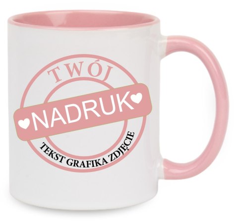 Kubek z nadrukiem zdjęcie grafika tekst logo prezent reklama Twój PROJEKT