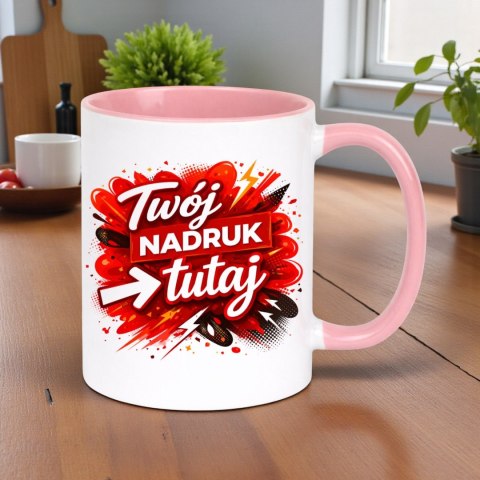 Kubek z nadrukiem zdjęcie grafika tekst logo prezent reklama Twój PROJEKT