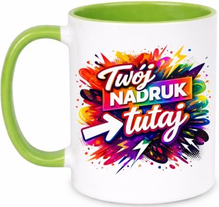 Kubek z nadrukiem zdjęcie grafika tekst logo prezent reklama Twój PROJEKT