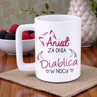 Kubek 400ml DUŻY Prezent Dzień Kobiet dla Koleżanki Dziewczyny Żony Kobiety