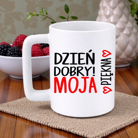 Kubek 400ml DUŻY Prezent Dzień Kobiet dla Koleżanki Dziewczyny Żony Kobiety