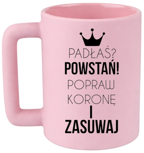 Kubek 400ml DUŻY Prezent Dzień Kobiet dla Koleżanki Dziewczyny Żony Kobiety