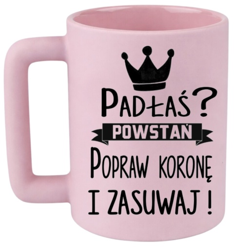Kubek 400ml DUŻY Prezent Dzień Kobiet dla Koleżanki Dziewczyny Żony Kobiety