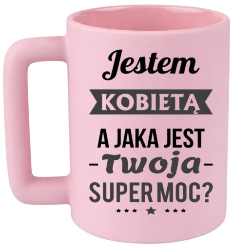 Kubek 400ml DUŻY Prezent Dzień Kobiet dla Koleżanki Dziewczyny Żony Kobiety