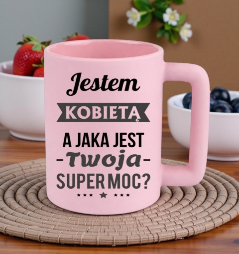 Kubek 400ml DUŻY Prezent Dzień Kobiet dla Koleżanki Dziewczyny Żony Kobiety