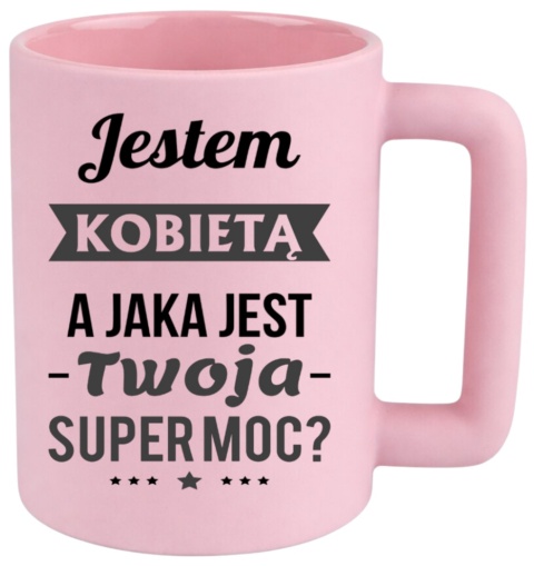Kubek 400ml DUŻY Prezent Dzień Kobiet dla Koleżanki Dziewczyny Żony Kobiety