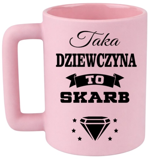 Kubek 400ml DUŻY Prezent Dzień Kobiet dla Koleżanki Dziewczyny Żony Kobiety