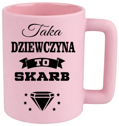 Kubek 400ml DUŻY Prezent Dzień Kobiet dla Koleżanki Dziewczyny Żony Kobiety