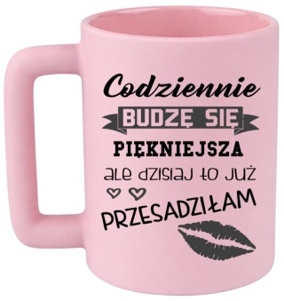Kubek 400ml DUŻY Prezent Dzień Kobiet dla Koleżanki Dziewczyny Żony Kobiety