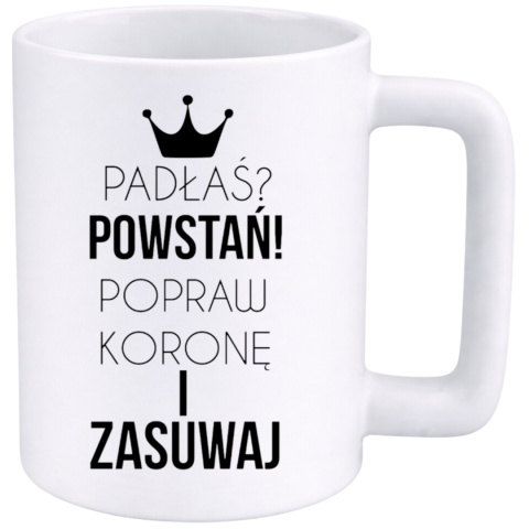 Kubek 400ml DUŻY Prezent Dzień Kobiet dla Koleżanki Dziewczyny Żony Mamy